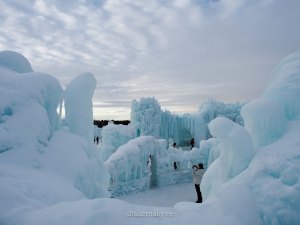 lookbook, edmonton, hawrelak park, ice castles, winter